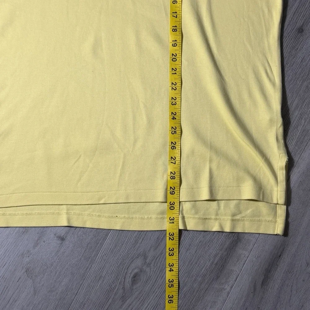 Polo Ralph Lauren Yellow Polo Shirt XL Classic Pony Logo Short Sleeve Cotton